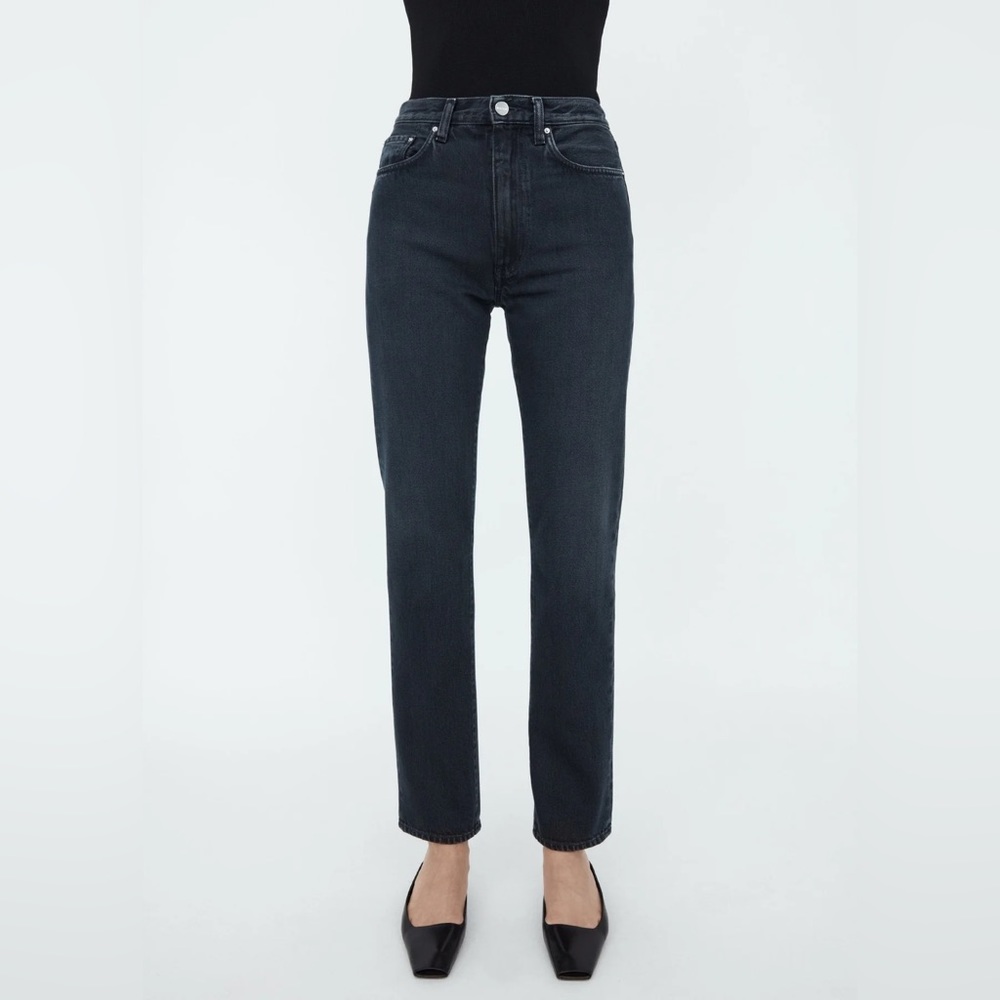 Toteme- regular fit denim vintage black 24/32